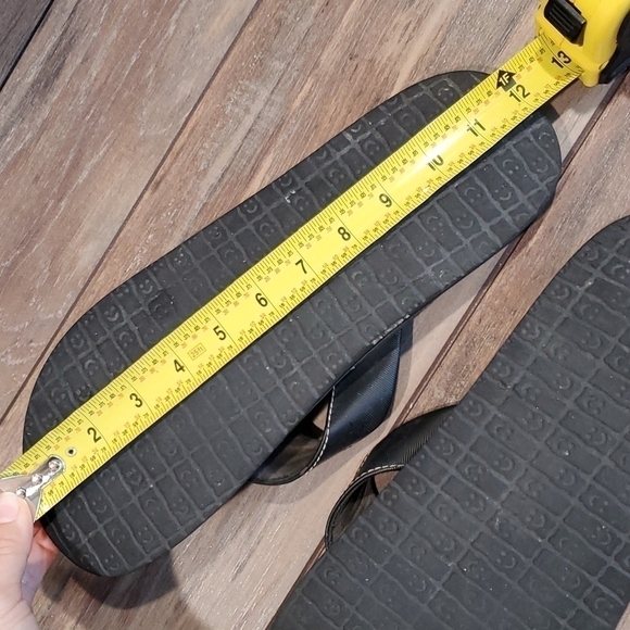 Sanuk Mens Sandals Flip Flops Outdoor Flats sz 12 shoes - Picture 9 of 10